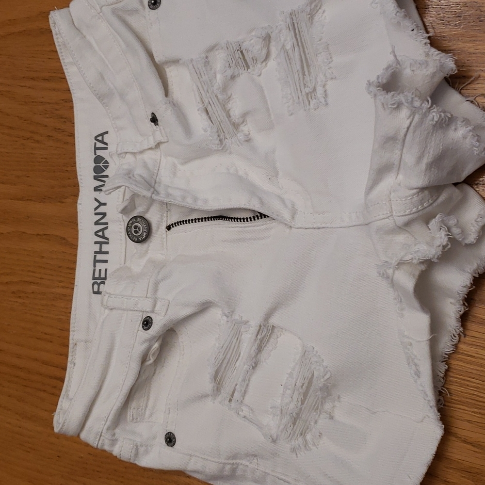 white cute shorts